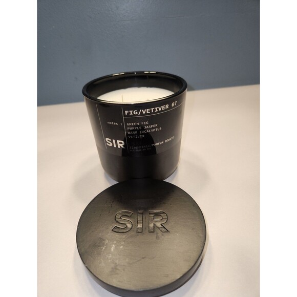 SIR Candle FIG vetiver 07 Scented Double Wick Jar Candle - Picture 7 of 13